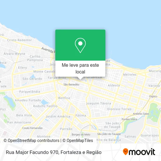Rua Major Facundo 970 mapa