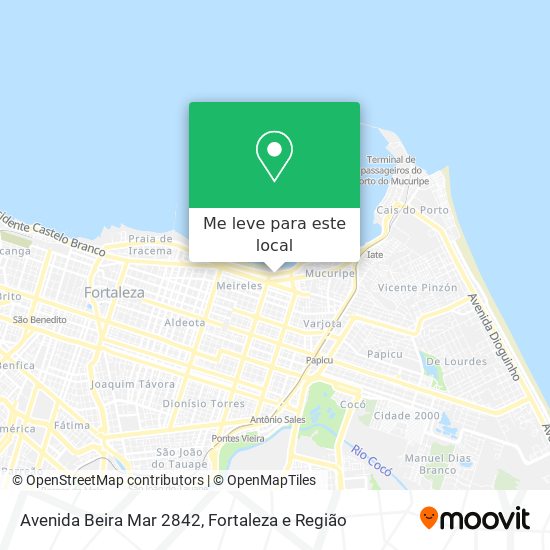 Avenida Beira Mar 2842 mapa