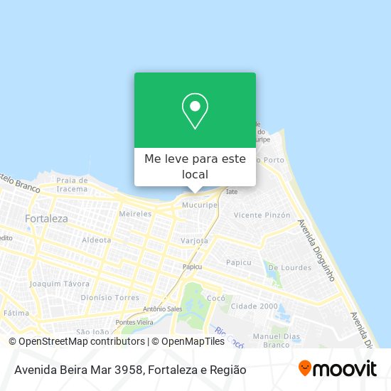 Avenida Beira Mar 3958 mapa