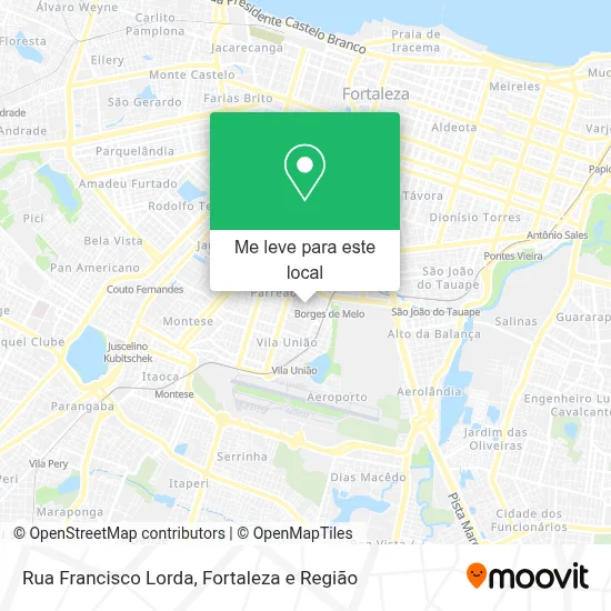 Rua Francisco Lorda mapa