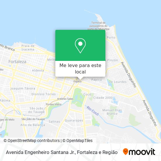 Avenida Engenheiro Santana Jr. mapa