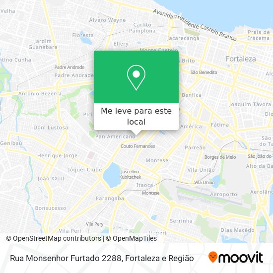 Rua Monsenhor Furtado 2288 mapa