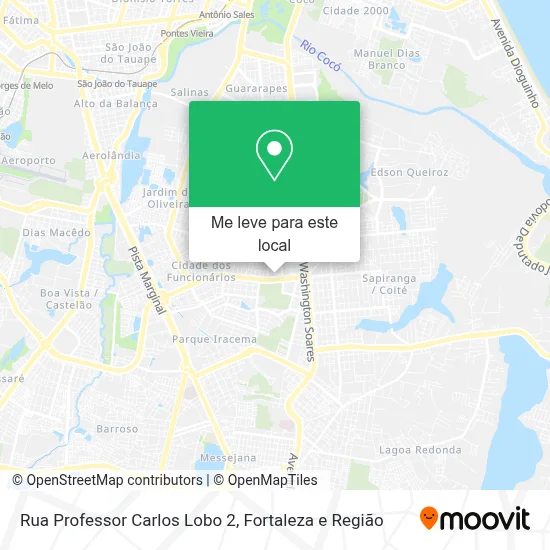 Rua Professor Carlos Lobo 2 mapa