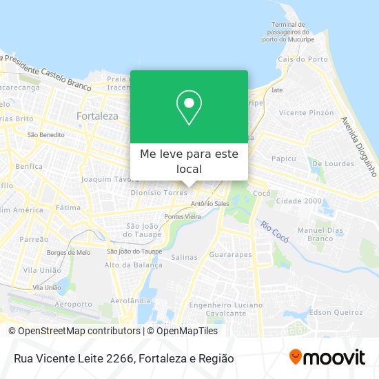 Rua Vicente Leite 2266 mapa
