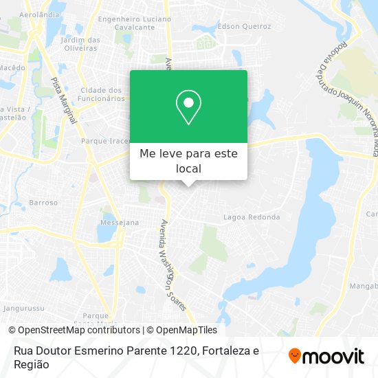 Rua Doutor Esmerino Parente 1220 mapa