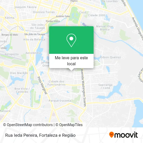 Rua Ieda Pereira mapa