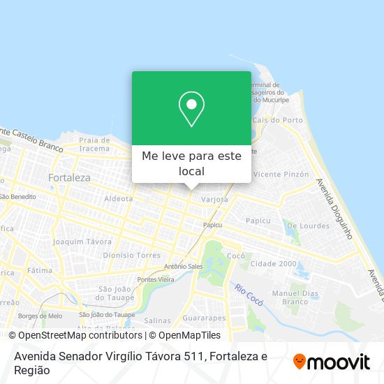 Avenida Senador Virgílio Távora 511 mapa