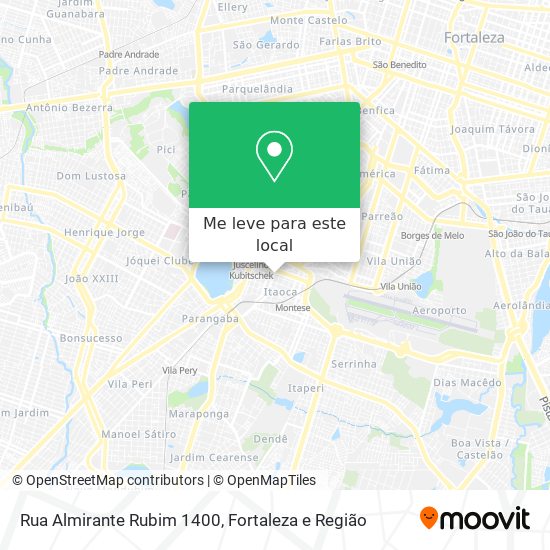 Rua Almirante Rubim 1400 mapa