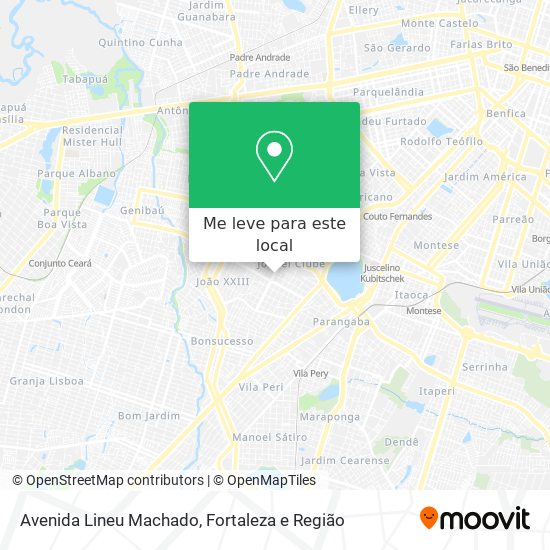 Avenida Lineu Machado mapa