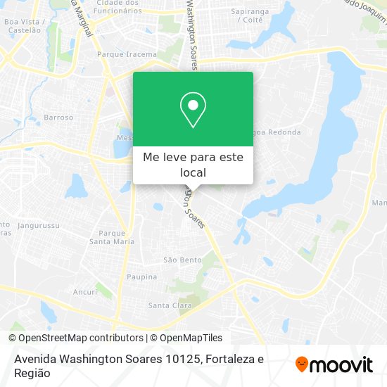 Avenida Washington Soares 10125 mapa