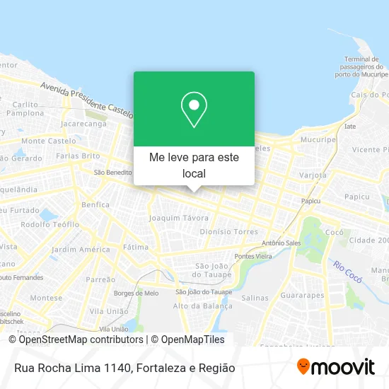 Rua Rocha Lima 1140 mapa