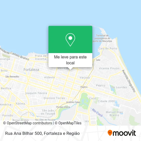 Rua Ana Bilhar 500 mapa