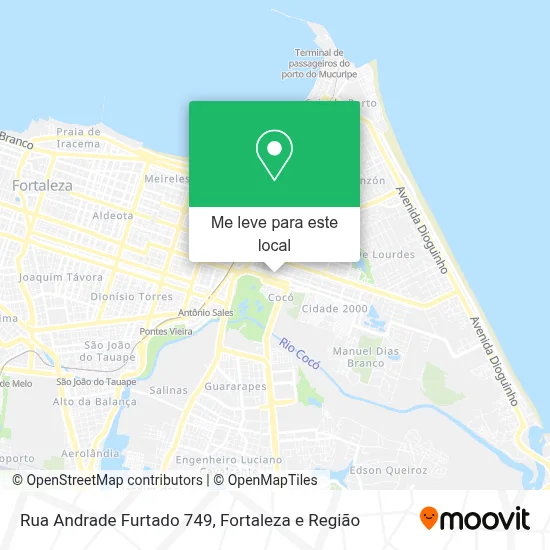Rua Andrade Furtado 749 mapa