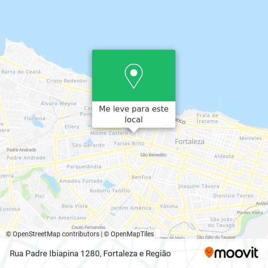 Rua Padre Ibiapina 1280 mapa