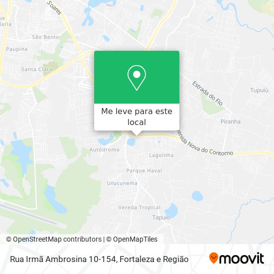 Rua Irmã Ambrosina 10-154 mapa