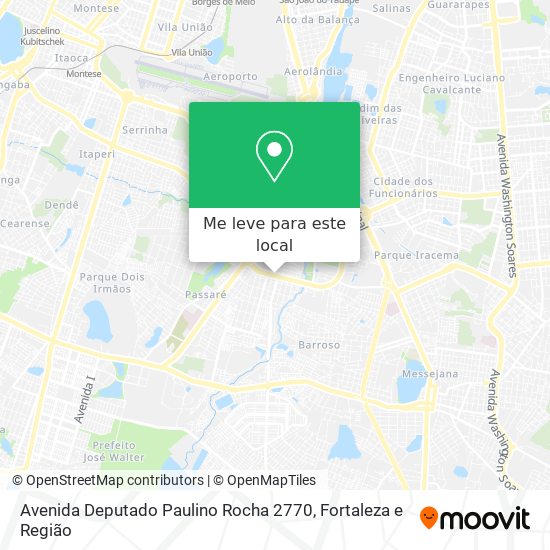 Avenida Deputado Paulino Rocha 2770 mapa