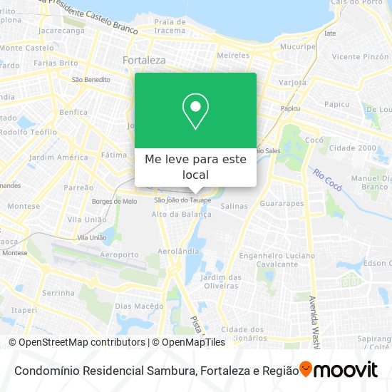 Condomínio Residencial Sambura mapa