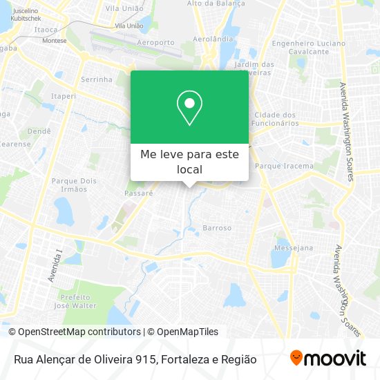 Rua Alençar de Oliveira 915 mapa