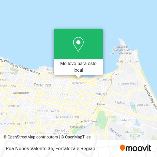 Rua Nunes Valente 35 mapa