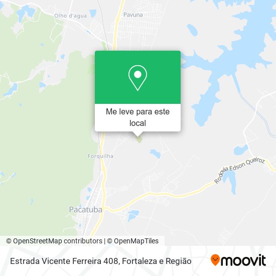 Estrada Vicente Ferreira 408 mapa