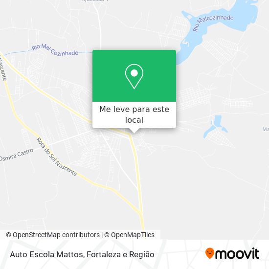 Auto Escola Mattos mapa