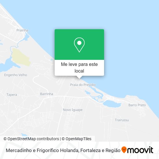 Mercadinho e Frigorífico Holanda mapa