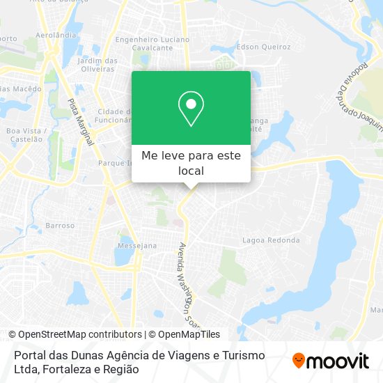 Portal das Dunas Agência de Viagens e Turismo Ltda mapa