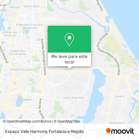 Espaço Vale Harmony mapa