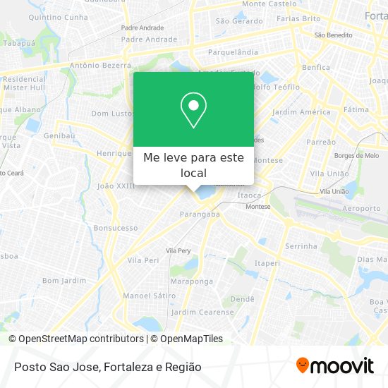 Posto Sao Jose mapa