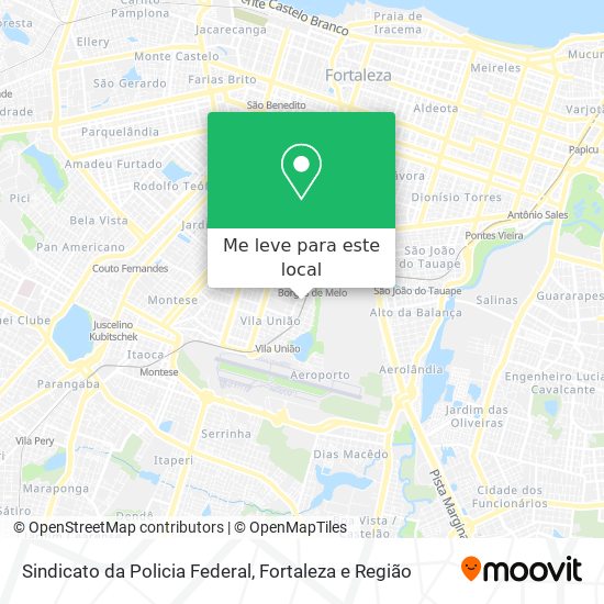 Sindicato da Policia Federal mapa