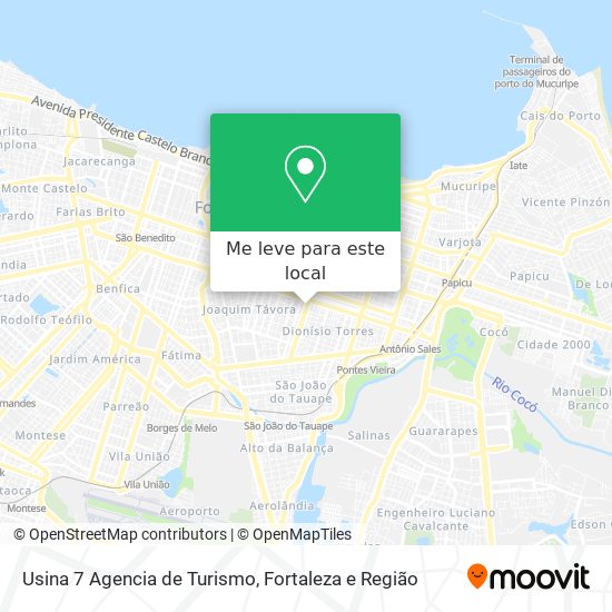 Usina 7 Agencia de Turismo mapa