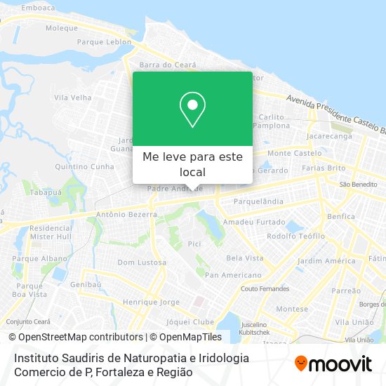 Instituto Saudiris de Naturopatia e Iridologia Comercio de P mapa