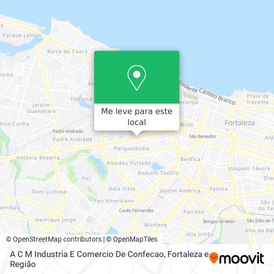 A C M Industria E Comercio De Confecao mapa