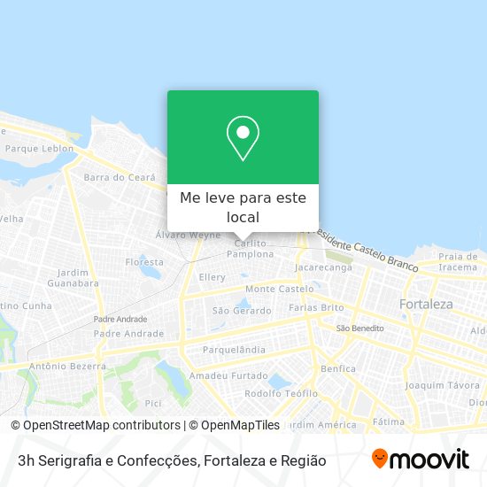 3h Serigrafia e Confecções mapa
