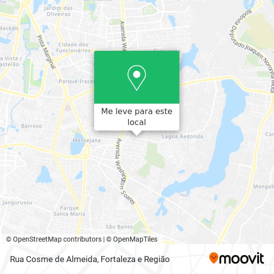 Rua Cosme de Almeida mapa