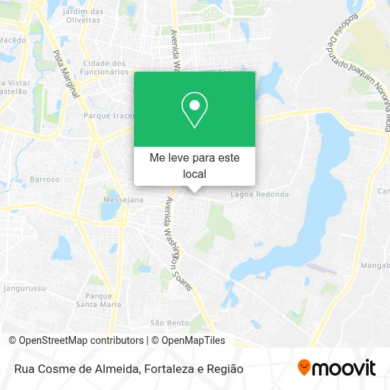 Rua Cosme de Almeida mapa