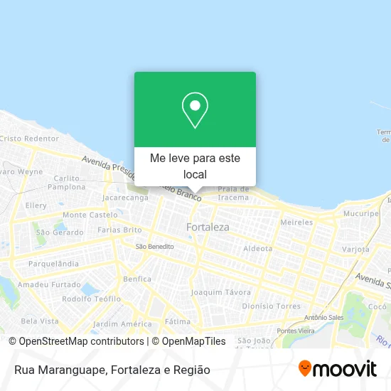 Rua Maranguape mapa