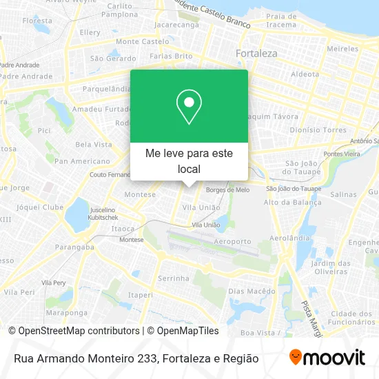 Rua Armando Monteiro 233 mapa
