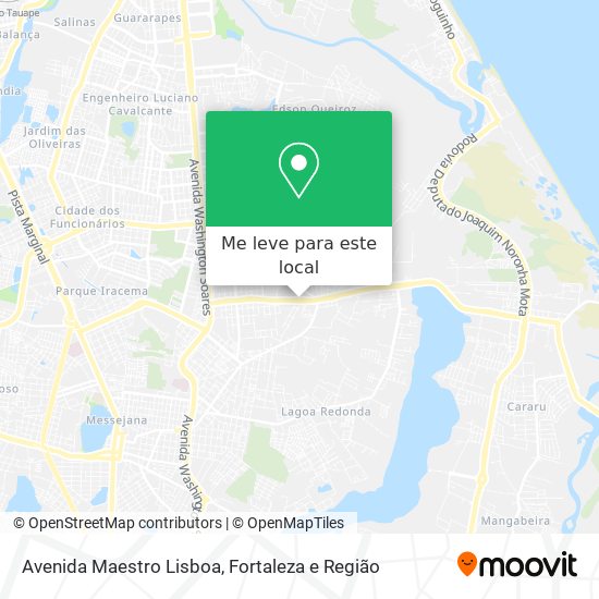 Avenida Maestro Lisboa mapa