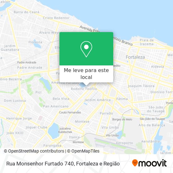 Rua Monsenhor Furtado 740 mapa