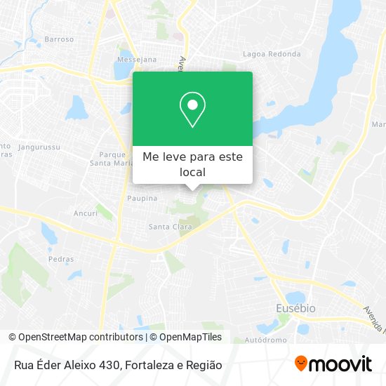 Rua Éder Aleixo 430 mapa