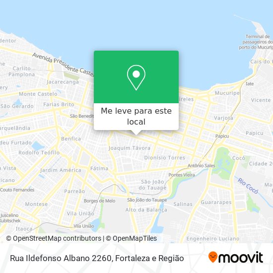 Rua Ildefonso Albano 2260 mapa