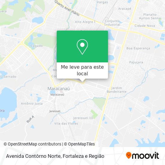 Avenida Contôrno Norte mapa