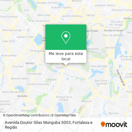 Avenida Doutor Silas Munguba 3003 mapa