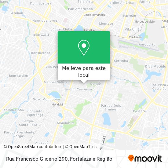 Rua Francisco Glicério 290 mapa