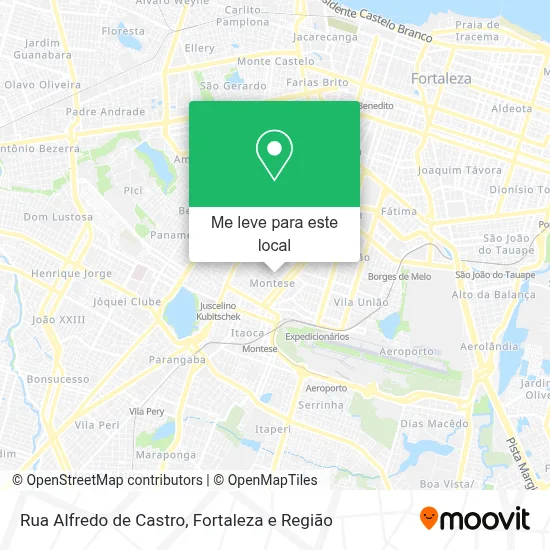 Rua Alfredo de Castro mapa