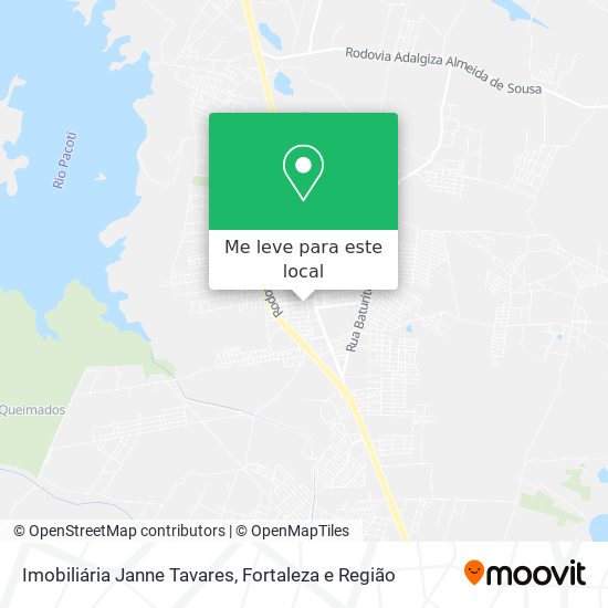 Imobiliária Janne Tavares mapa