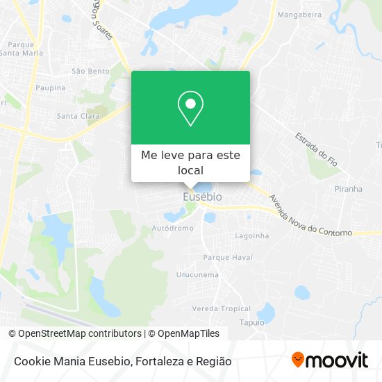 Cookie Mania Eusebio mapa