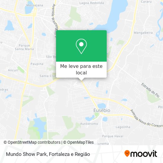 Mundo Show Park mapa