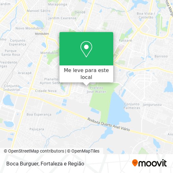 Boca Burguer mapa